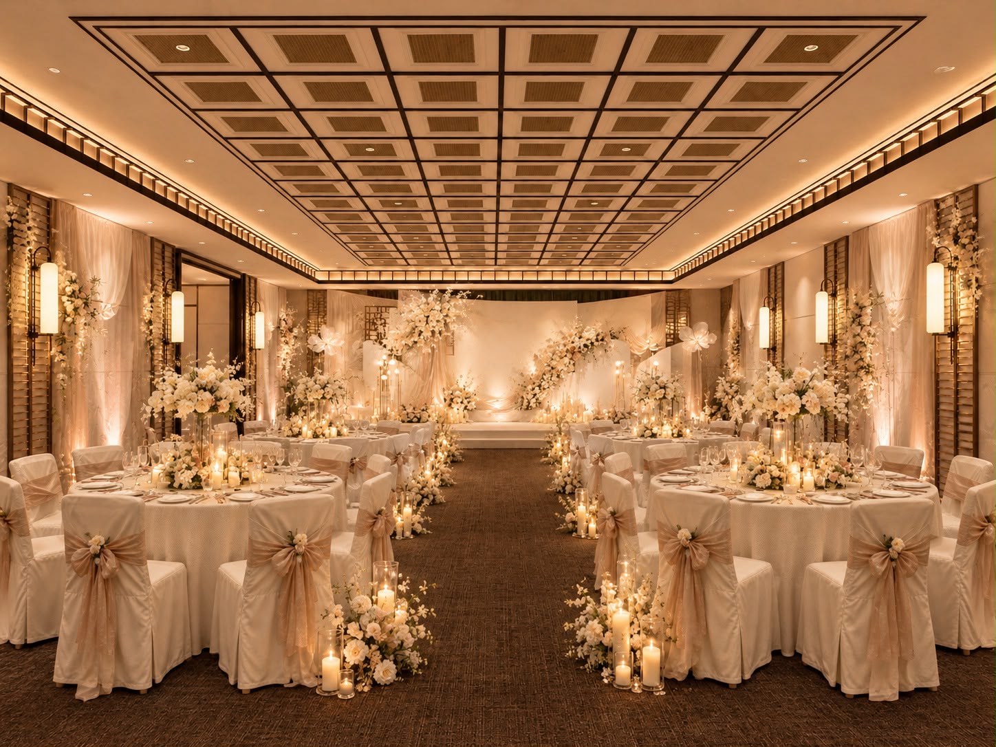 Wedding dining hall at East Treasure Chinese Restaurant (東寶) Clarke Quay.