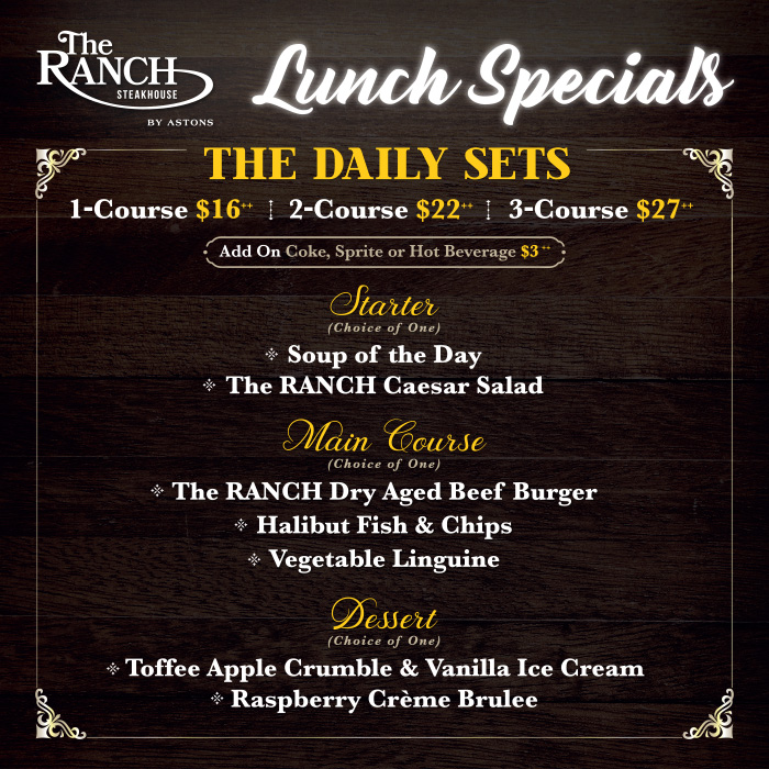 The RANCH Lunch Special - The Daily Sets (Square) 2021
